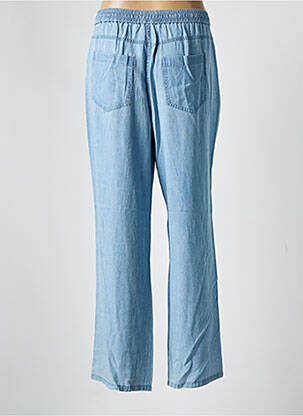 Pantalon droit taille élastique taille normale bleu JENSEN femme