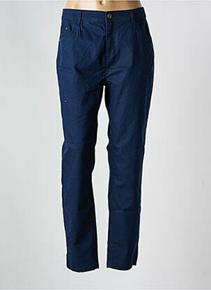 Pantalon 7/8 stretch taille normale bleu JENSEN femme