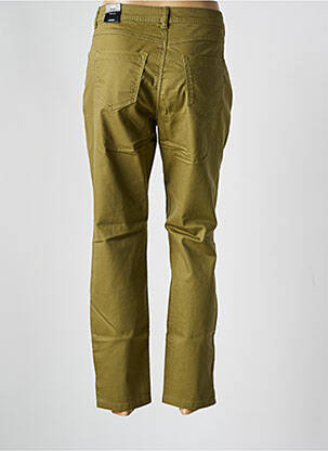 Pantalon 7/8 stretch taille normale vert JENSEN femme