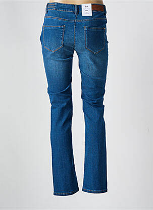 Jeans coupe slim stretch taille normale bleu JULIE GUERLANDE femme