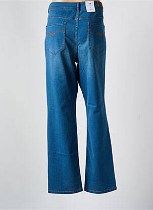 Jeans coupe droite taille haute taille haute bleu JULIE GUERLANDE femme
