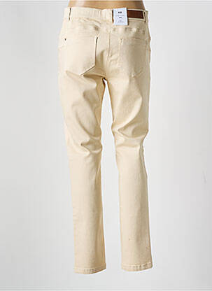 Jegging taille haute taille haute beige JULIE GUERLANDE femme
