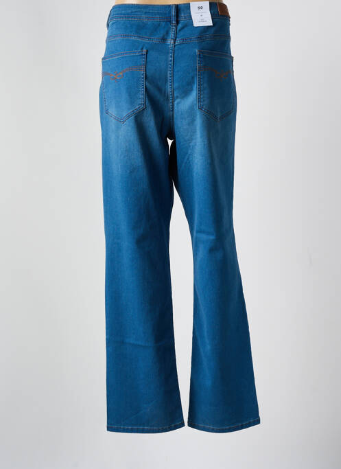 Jeans coupe droite bleu JULIE GUERLANDE pour femme