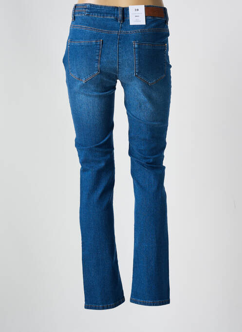 Jeans coupe slim bleu JULIE GUERLANDE pour femme