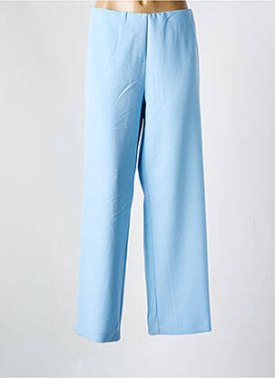Pantalon droit stretch taille normale bleu FRANK WALDER femme