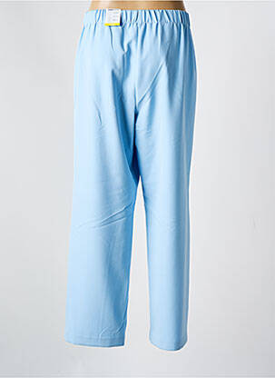 Pantalon droit stretch taille normale bleu FRANK WALDER femme