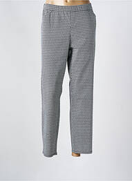Pantalon droit stretch taille normale noir FRANK WALDER femme