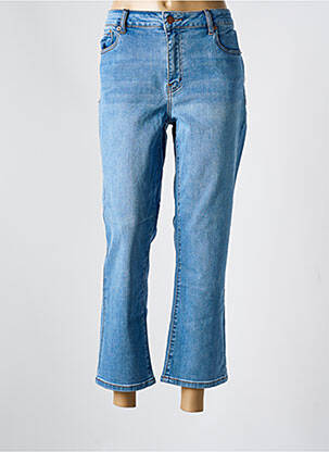 Jeans coupe droite stretch taille normale bleu KAFFE femme