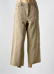 Jeans coupe large marron KAFFE pour femme seconde vue