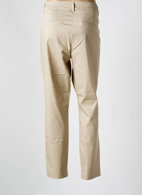 Pantalon chino beige KAFFE pour femme