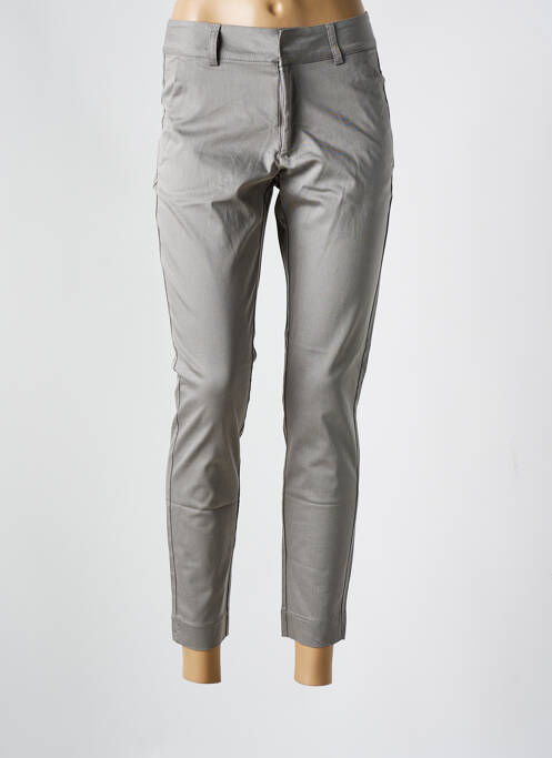 Pantalon chino gris KAFFE pour femme
