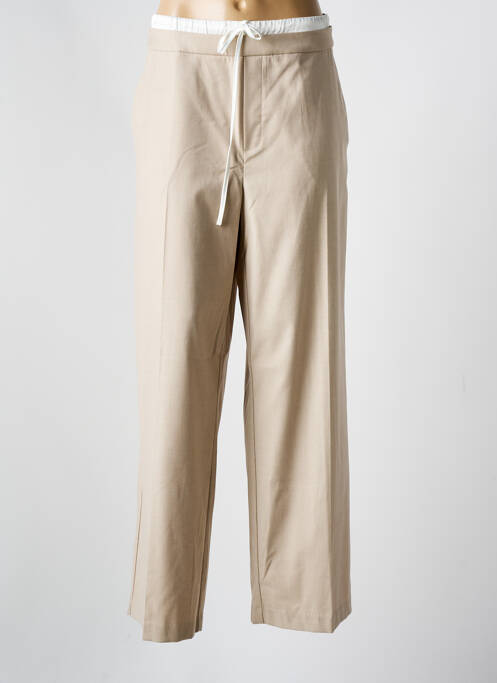 Pantalon droit beige KAFFE pour femme