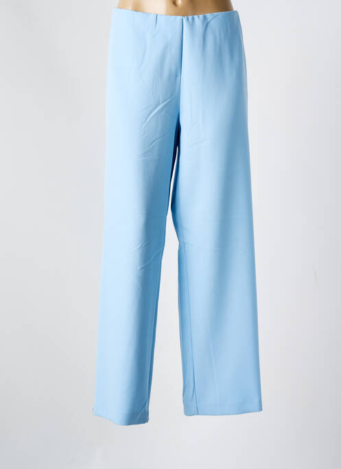 Pantalon droit bleu FRANK WALDER pour femme