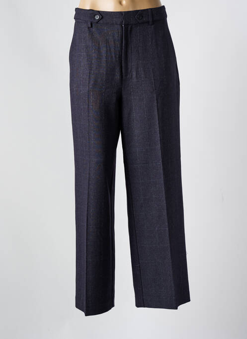 Pantalon droit bleu KAFFE pour femme