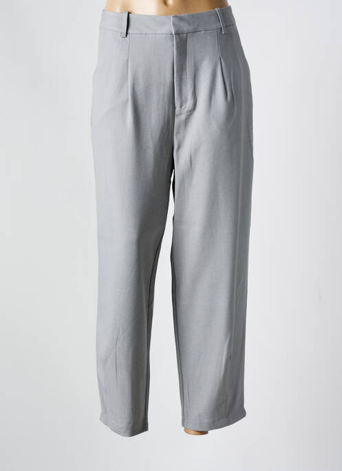 Pantalon droit gris KAFFE pour femme