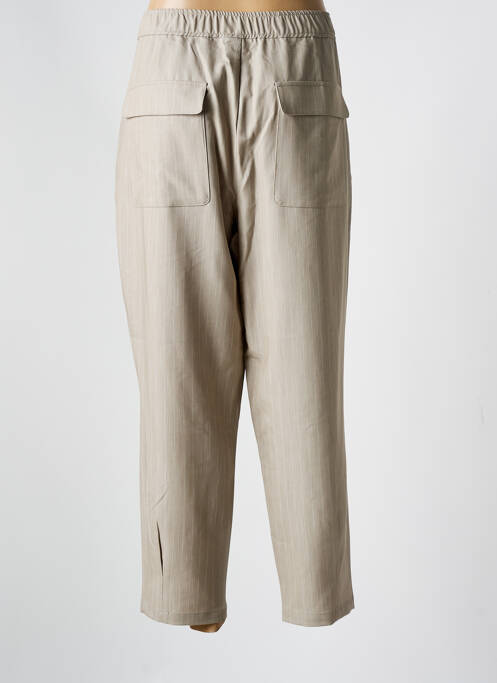 Pantalon large beige KAFFE pour femme