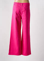 Pantalon flare rose APRIL VINTAGE pour femme seconde vue