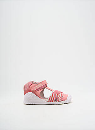 Sandales/nu pieds bout rond bout rond rose BIOMECANICS fille