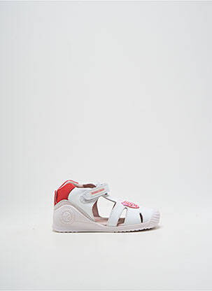 Sandales/nu pieds bout rond bout rond rouge BIOMECANICS fille