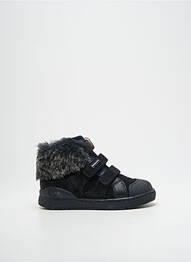 Baskets fermeture scratch bout rond noir BIOMECANICS fille