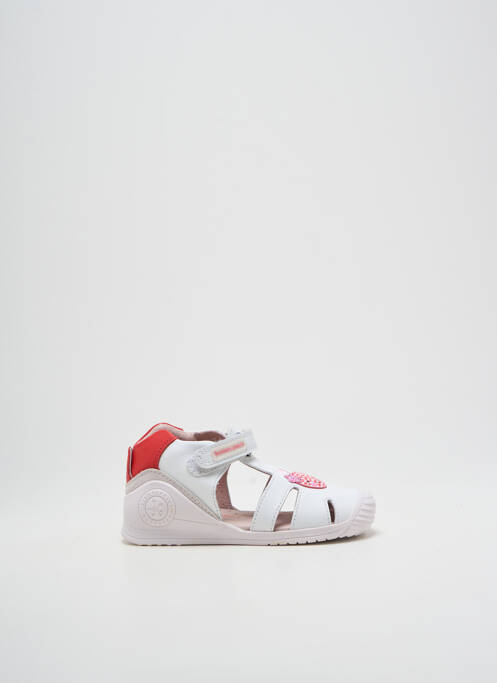 Sandales/Nu pieds rouge BIOMECANICS pour fille