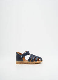 Sandales/nu pieds bout rond bout rond bleu PATT'TOUCH fille