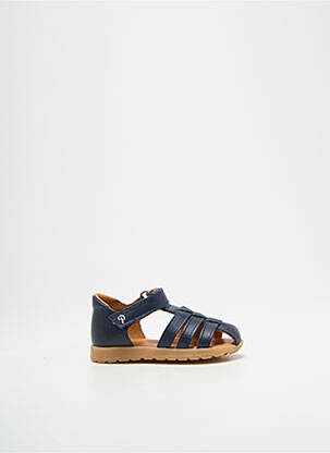 Sandales/nu pieds bout rond bout rond bleu PATT'TOUCH fille