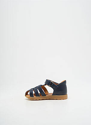 Sandales/nu pieds bout rond bout rond bleu PATT'TOUCH fille