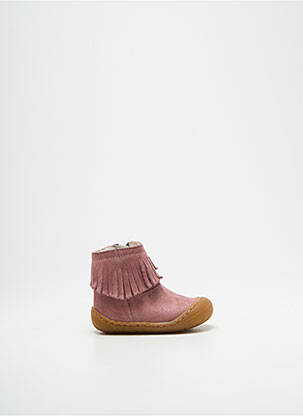 Bottines/boots voute plantaire bout rond rose BELAMY fille