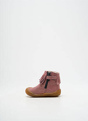 Bottines/boots voute plantaire bout rond rose BELAMY fille