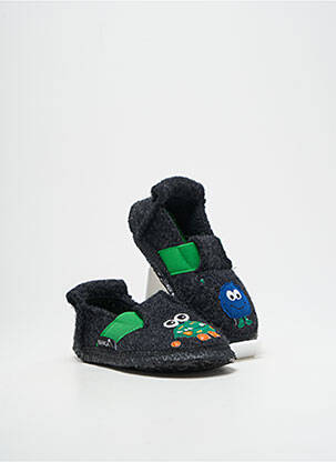 Chaussons/pantoufles bout rond bout rond noir NANGA garçon