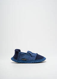 Chaussons/pantoufles bout rond bout rond bleu NANGA garcon