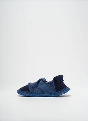 Chaussons/pantoufles bout rond bout rond bleu NANGA garçon