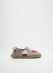 Chaussons/Pantoufles beige NANGA pour fille seconde vue