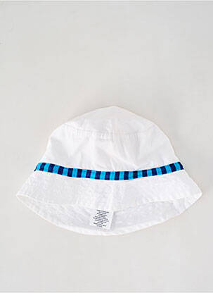 Chapeau tissage popeline blanc BULLE DE BB garçon