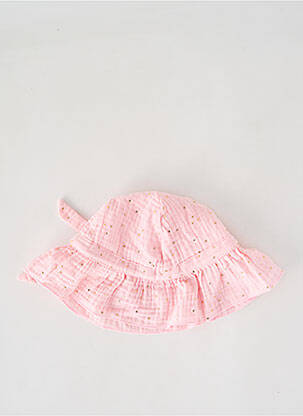 Chapeau forme bob rose BB AND CO fille