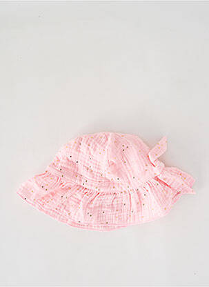 Chapeau rose BB AND CO pour fille