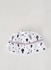 Chapeau blanc BB AND CO pour garçon seconde vue
