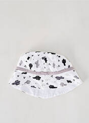 Chapeau blanc BB AND CO pour garçon seconde vue