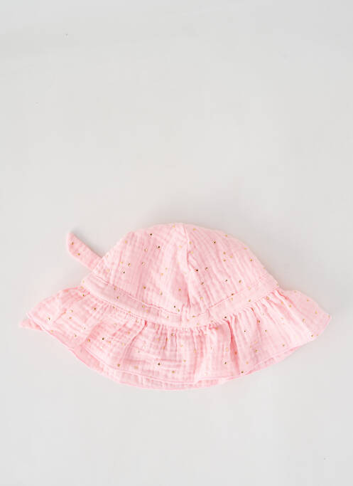 Chapeau rose BB AND CO pour fille