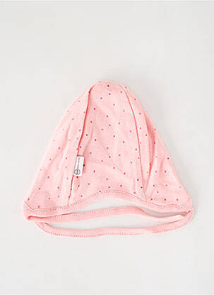 Bonnet fermeture liens à nouer rose STEIFF enfant