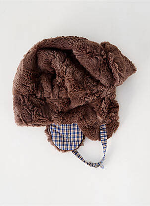Bonnet doublure marron BULLE DE BB garçon