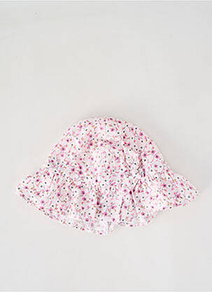 Chapeau imprimé fleurs rose BB AND CO fille