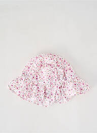 Chapeau imprimé fleurs rose BB AND CO fille