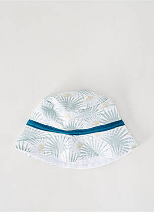 Chapeau imprimé fantaisie vert BB AND CO garçon