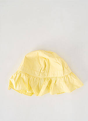 Chapeau tissage popeline jaune BULLE DE BB fille
