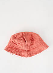 Chapeau orange BB AND CO pour enfant seconde vue