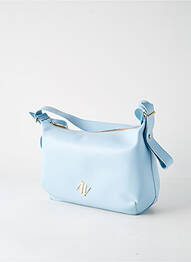 Sac multipoches forme rectangulaire bleu ANNA VIRGILI femme
