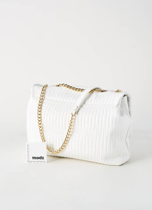 Sac multipoches forme rectangulaire blanc ANNA VIRGILI femme