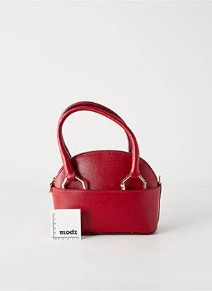 Sac fermeture zippée rouge ANNA VIRGILI femme